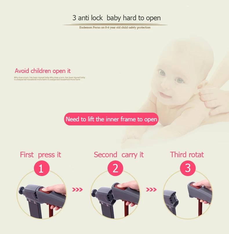 Babyfond младенческой ворота безопасности для детей Детская Лестница дверь забор изоляционный забор собака
