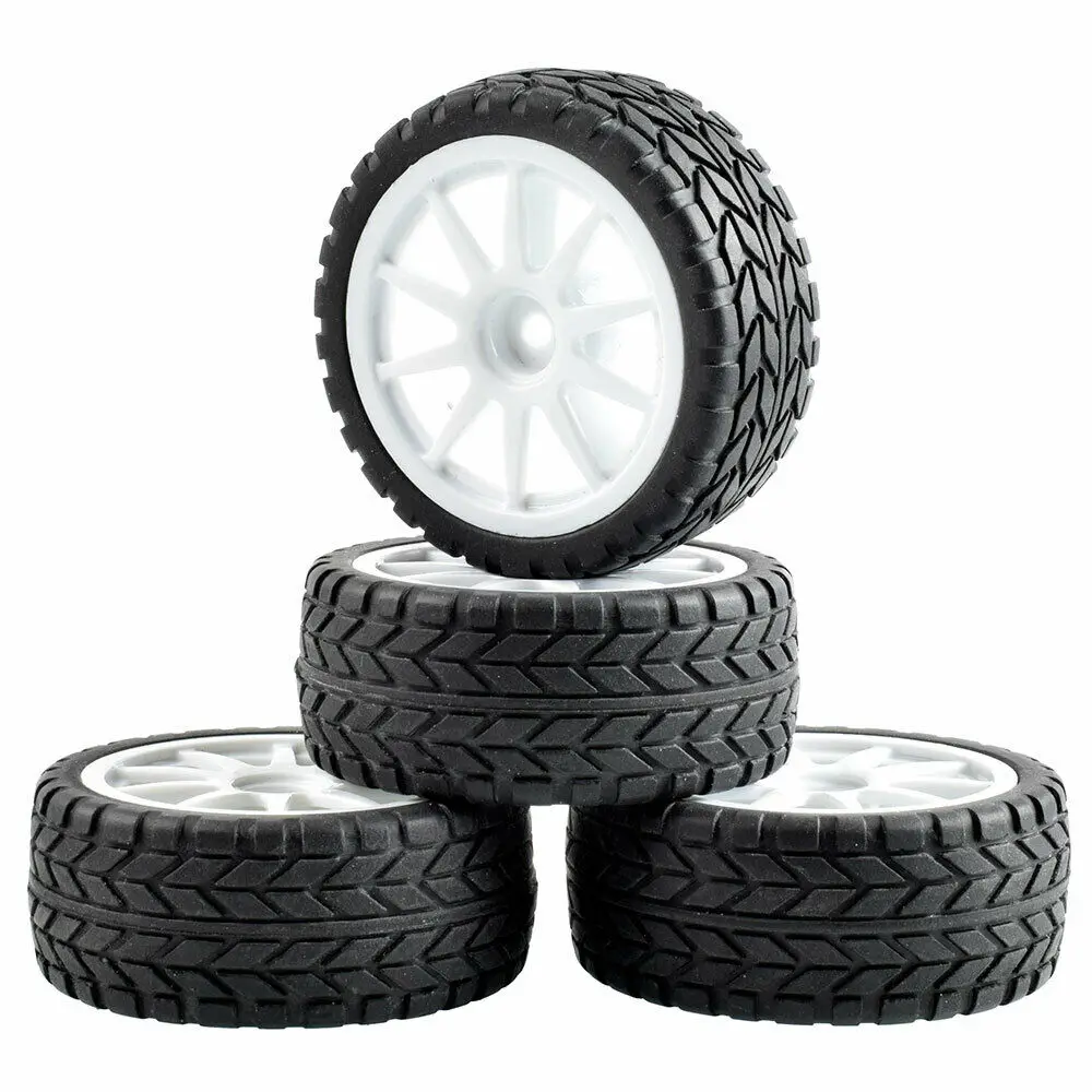 RC 910 6017 резиновые шины и пластиковые колеса 4 шт для HSP HPI 1:10 на дороге