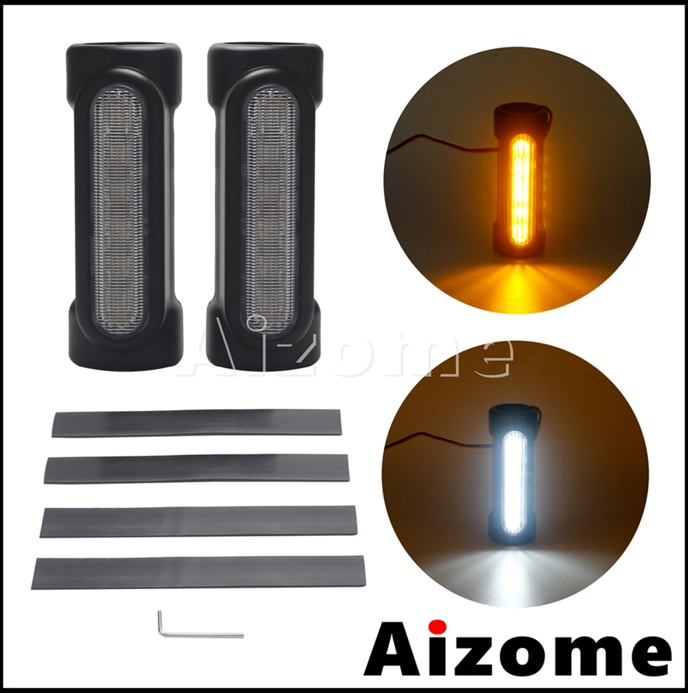 Светодиодный ные Сигналы поворота для мотоциклов светильник фары дальнего света