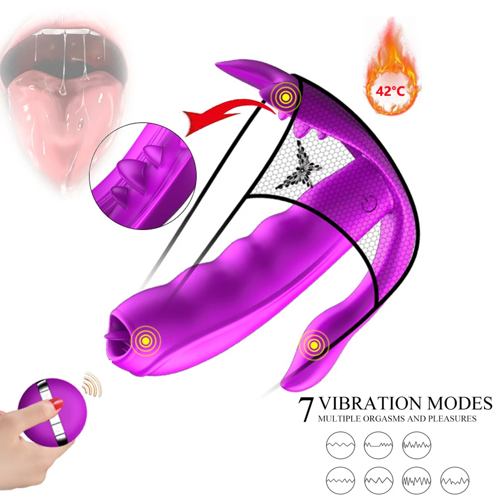 Эротический вибратор Strapon вибрирующие трусики с подогревом Стимулятор точки G и