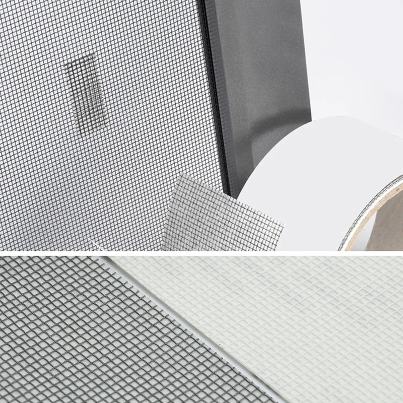 

Screen Repair Tape Window Door Waterproof Patch Self-adhesive Fix Anti-Insect Door Mosquito Net Mesh Broken Holes Repair 50mmx2m