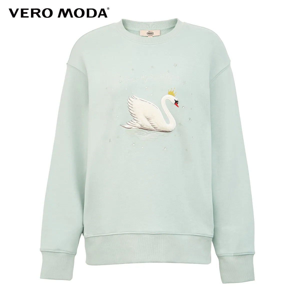 Женская свободная толстовка с длинными рукавами и открытыми плечами Vero Moda | 319333516