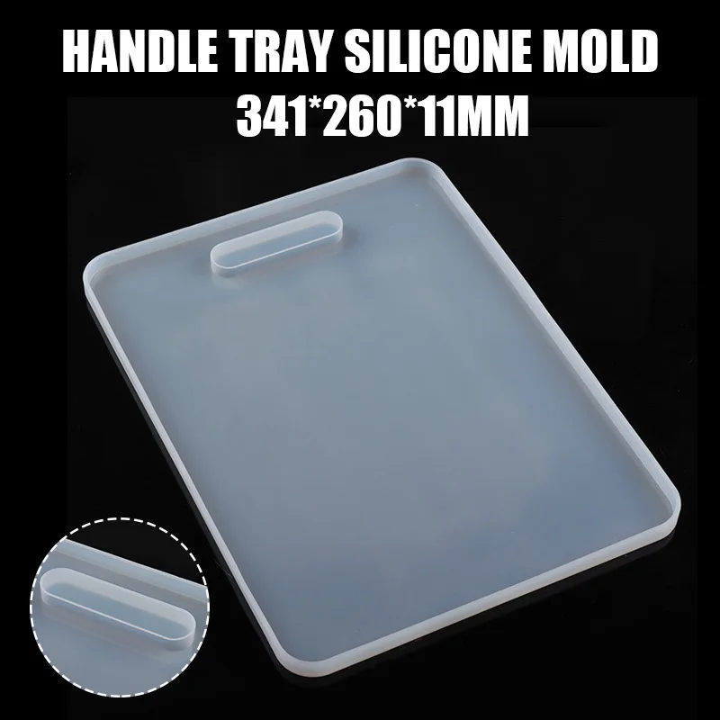 Силиконовая форма для рукоятки прозрачная Прямоугольная сделай сам зеркальные