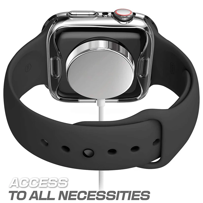 Чехол для Apple Watch Series 3 2 1 38 мм 42 элегантный мягкий прозрачный ТПУ чехол защиты