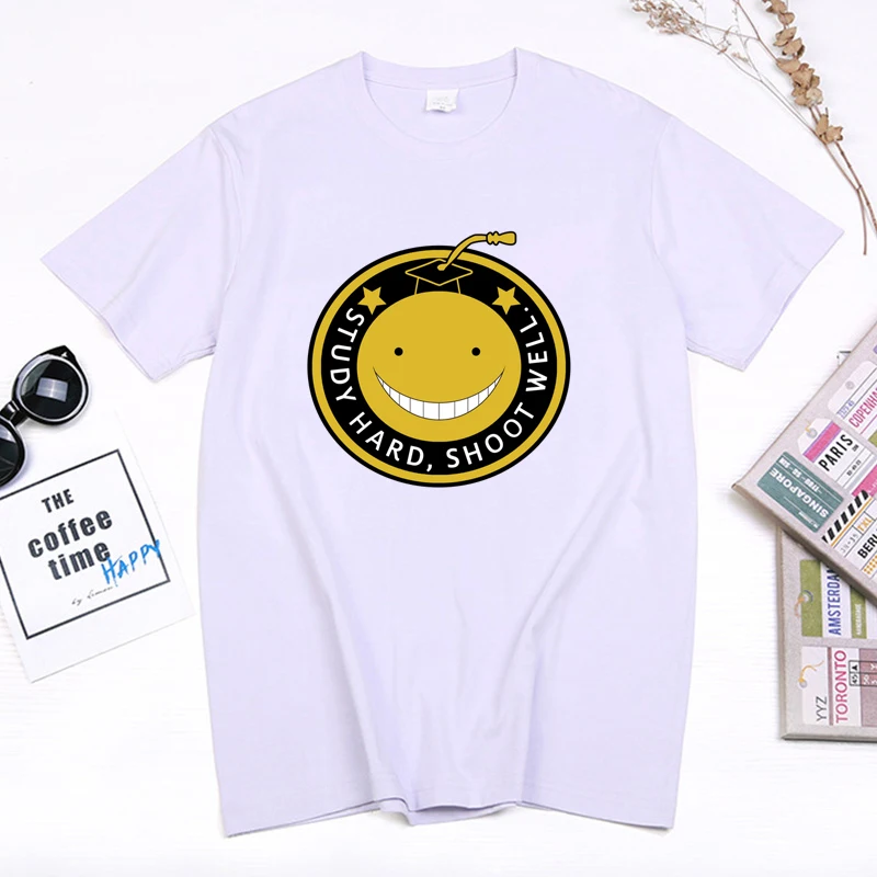 

Assassination Classroom Graphic Tshirt Korosensei Manga Hombre Tops Summer Casual Vintage Men Short-sleev Oversized Camisetas