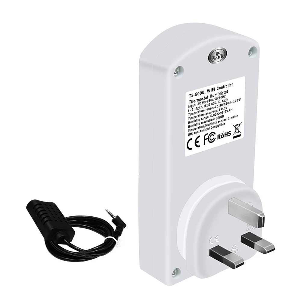 

Multifunction WiFi Smart Socket Wireless Plug Temperature Humidity Countdown Timer Remote ControlTiming Switch Socket for Home