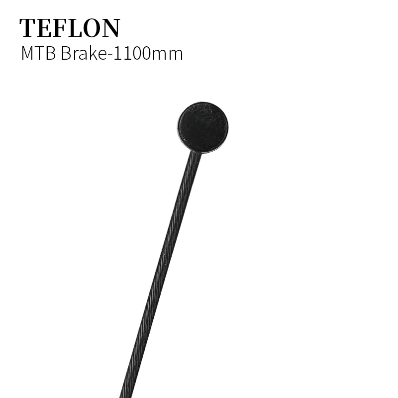 MTB Brake-1100mm Тефлоновый тормозной кабель Deraillleur line MTB ROAD велосипедная передача трос переключения передач с велосипедными частями из нержавеющей стали аксессуары для велоспорта - Цвет: MTB Brake-1100mm