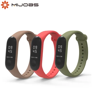 Ремешок силиконовый для Mi Band 6 5 4 3, браслет для Mi Band 5