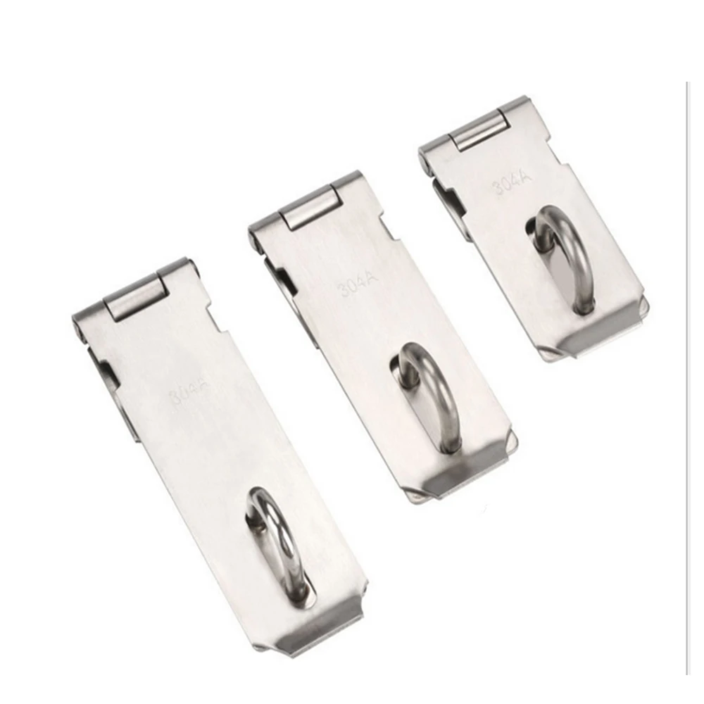 

5PCS Stainless steel lock anti-theft door padlock buckle vintage lock door buckle buckle door window accessories