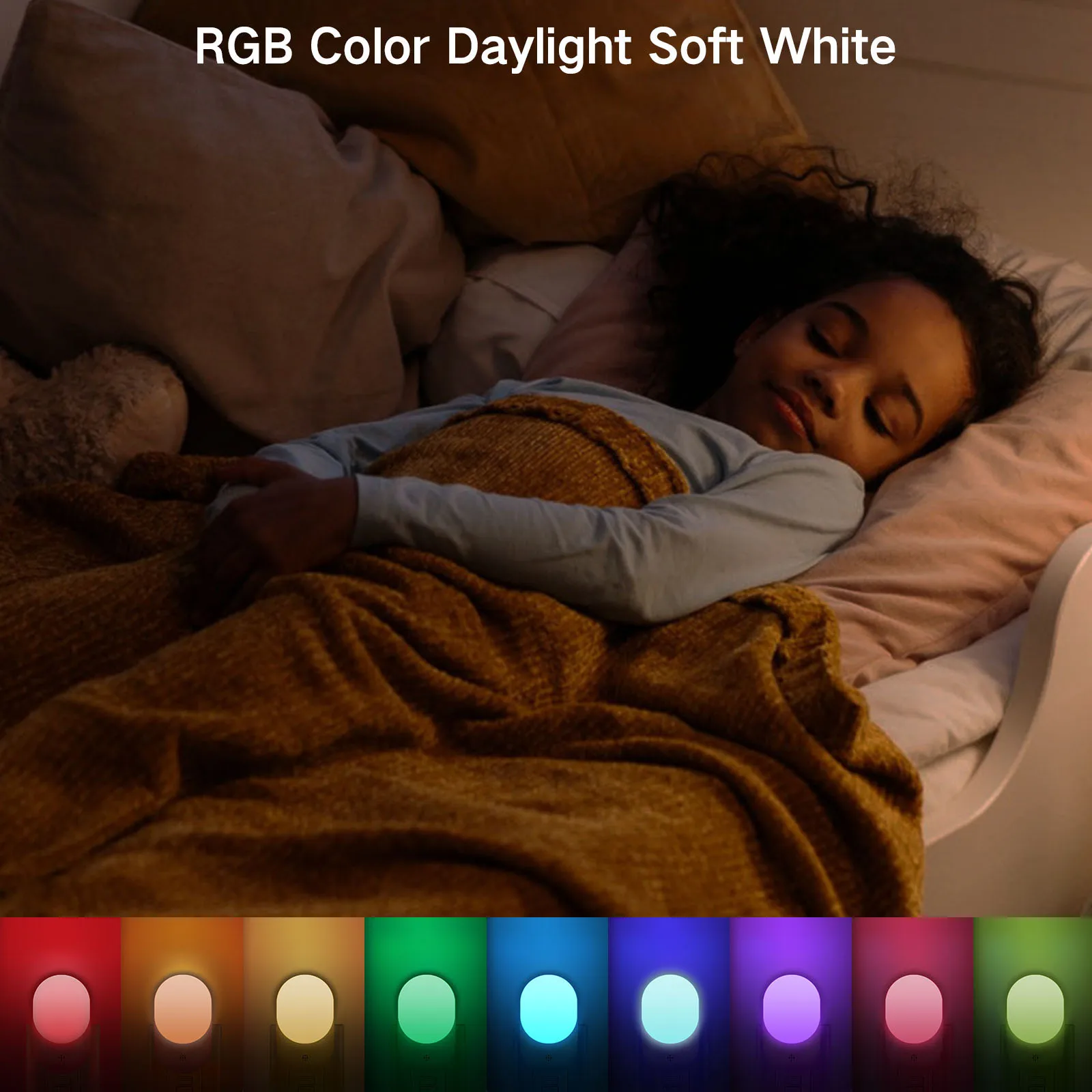 

1 пара, светодиодный настенный светильник с RGB-подсветкой, 16 цветов