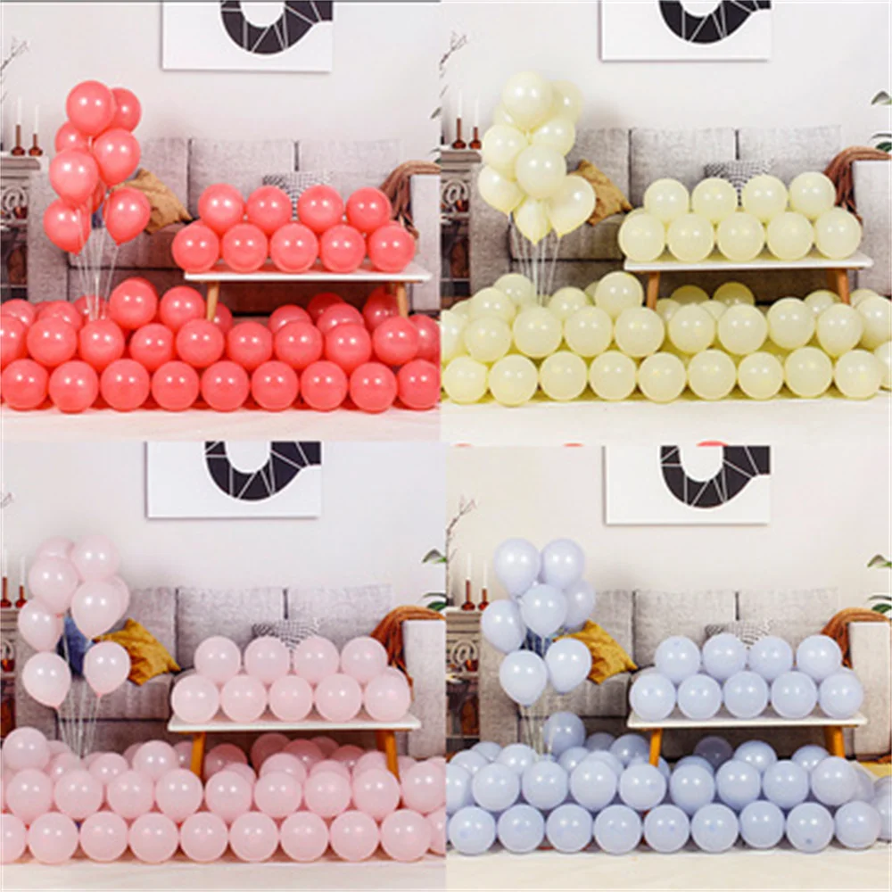 

30pcs 5 Inch Macaron Latex Balloons Candy Color Wedding Decoration Festival Event Party Birthday Decoration Round Balloon