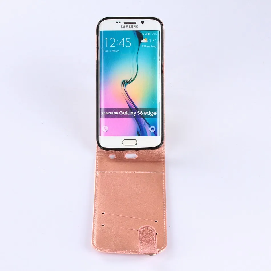 Кожаный чехол для Samsung Galaxy S8 Plus S6 S7 Edge A3 A5 2017 2016 J310 j510 J120 с откидной крышкой и