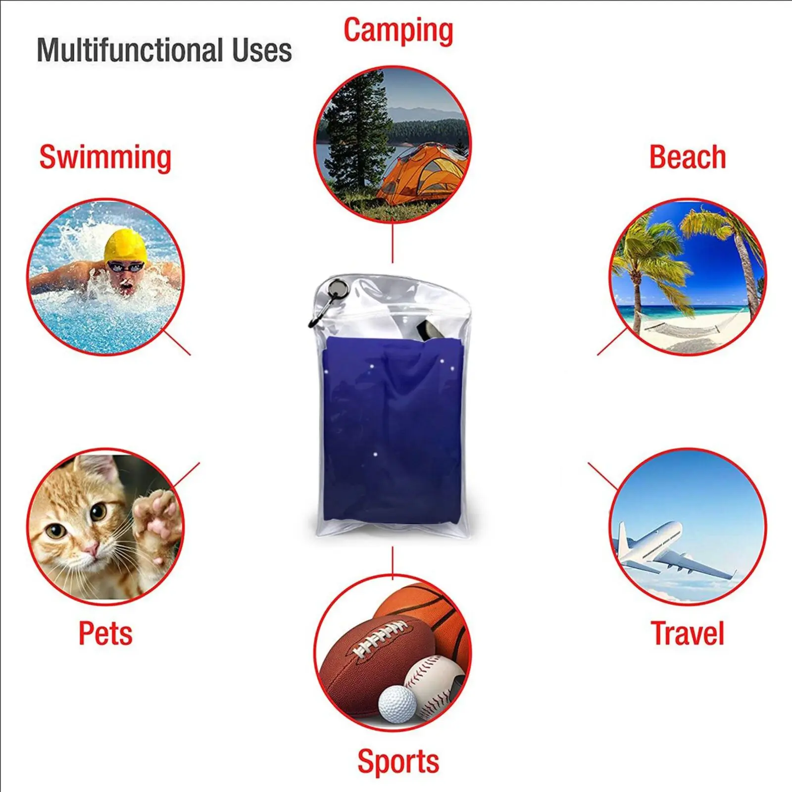 Красочное Галактическое быстросохнущее полотенце для спортзала портативное