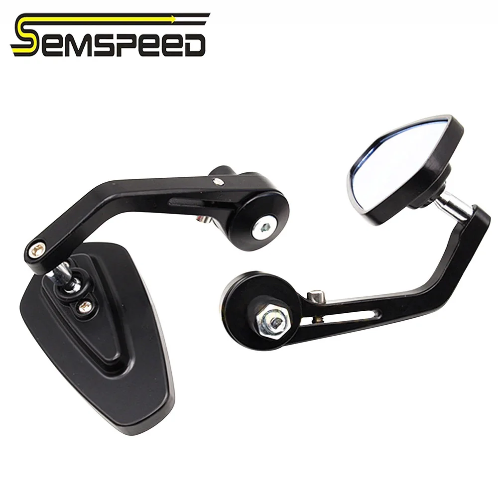 7/8&quot 22mm Handle Bar End Rear Mirrors Motorcycle Accessories Motorbike Rearview Mirror Side View Moto Cafe Racer | Автомобили и