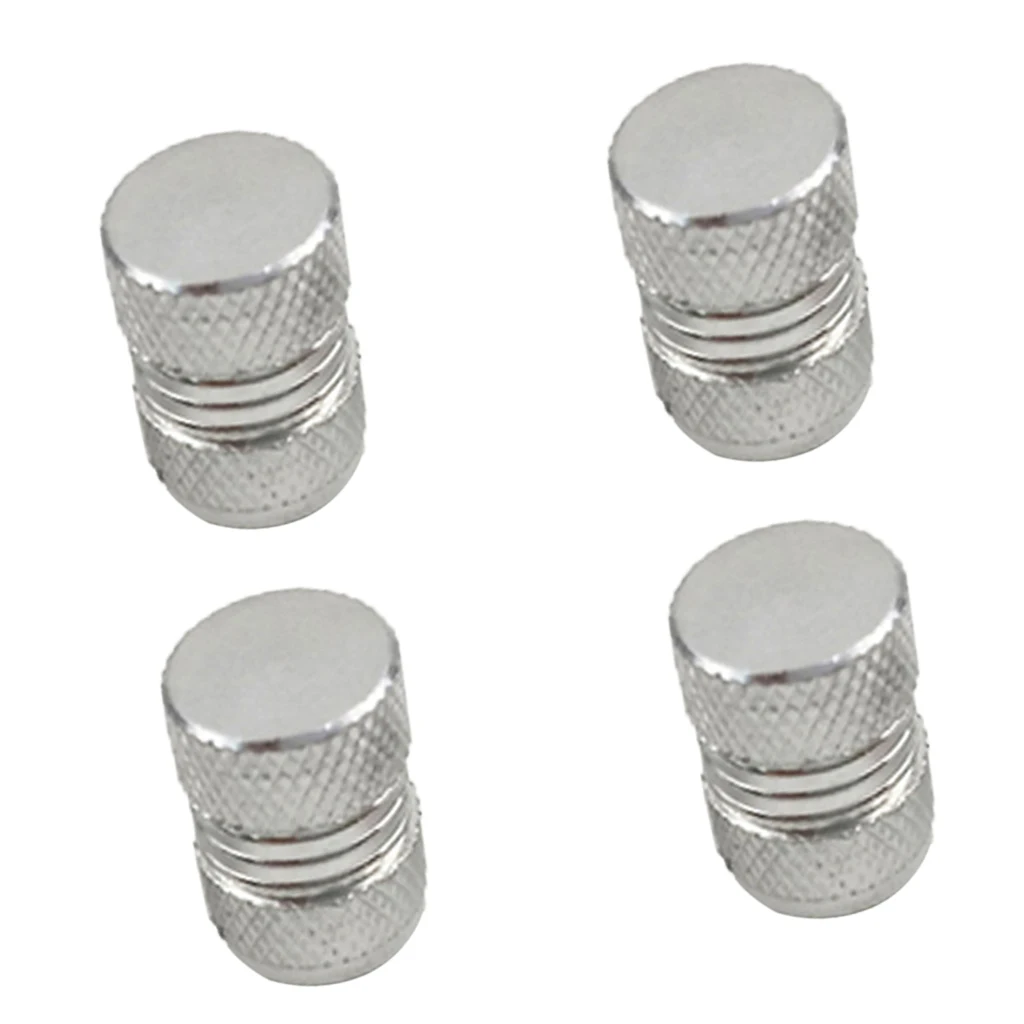 

4 Pieces Aluminum Tire/Rim Valve/Wheel Air Port Cover Stems Truck Precision Casting Technology Durable