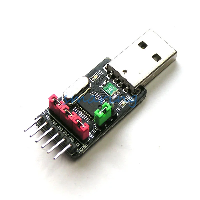 Модуль адаптера преобразователя SB в TTL UART I2C последовательный преобразователь с 6P