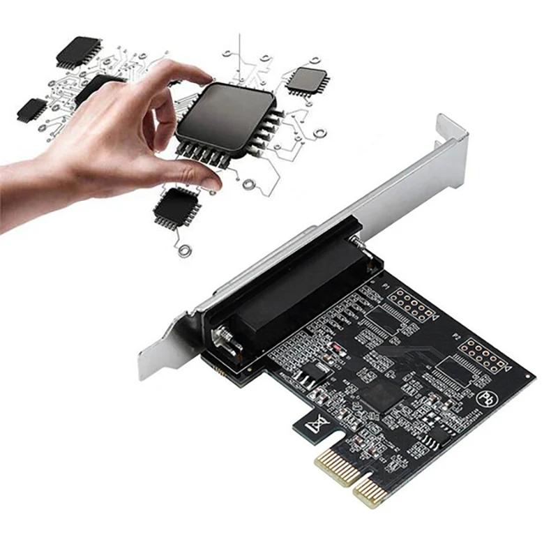 PCIE Parallel Port Card AX99100 DB-25 Pin Printer Expansion LPT Adapter | Автомобили и мотоциклы