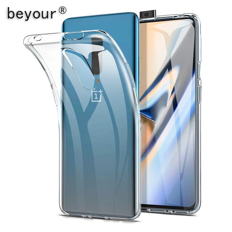 Мягкий прозрачный чехол для телефона Oneplus 7 Pro прозрачная задняя крышка iPhone 6 Plus 5 3