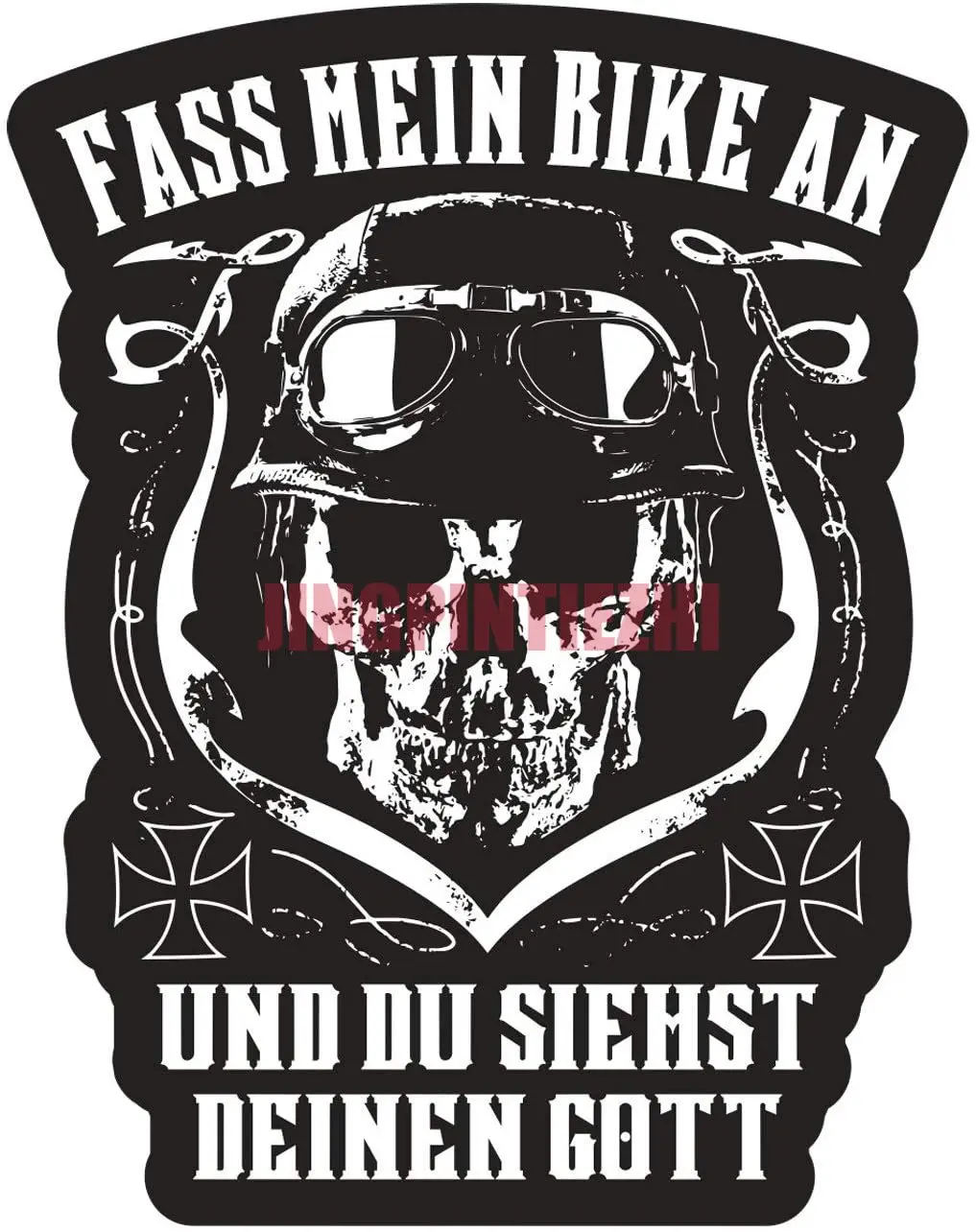 

Personality Car Sticker Sticker Fass Mein Bike An Und Du Siehst Deinen Gott (Weatherproof) Car Decal Decoration Laptop