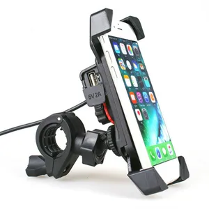 motorcycle parts mobile phone charging multifunction bracket moto car bicycle e bike shockproof navigation usb charger stable free global shipping