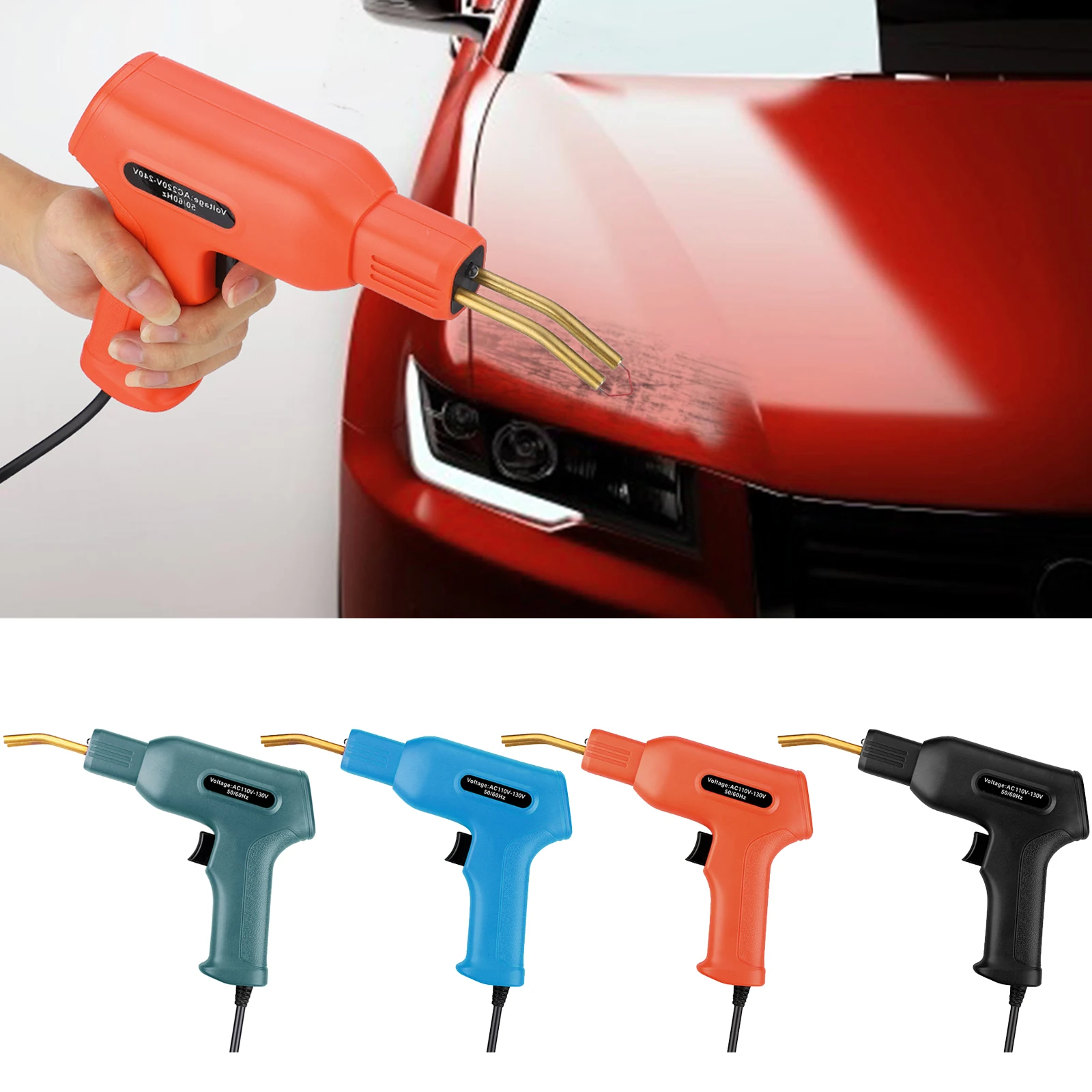 

50W Handy Plastic Welder Garage Tools Hot Staplers Machine Staple PVC Plastic Repairing Machine Car Bumper Repair Hot Stapler
