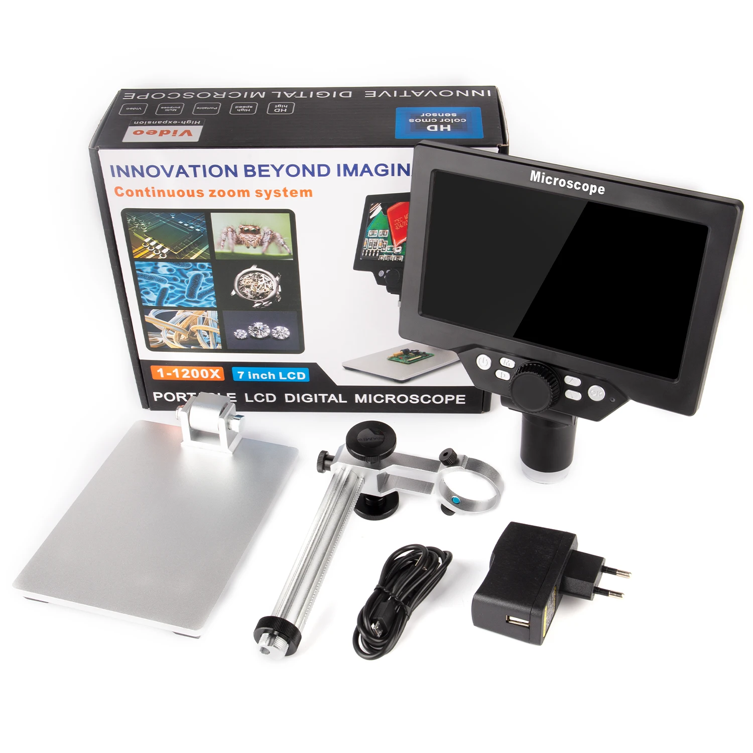 

1200X 12MP USB 7 "- 1080FHD VGA 8 (PCB)