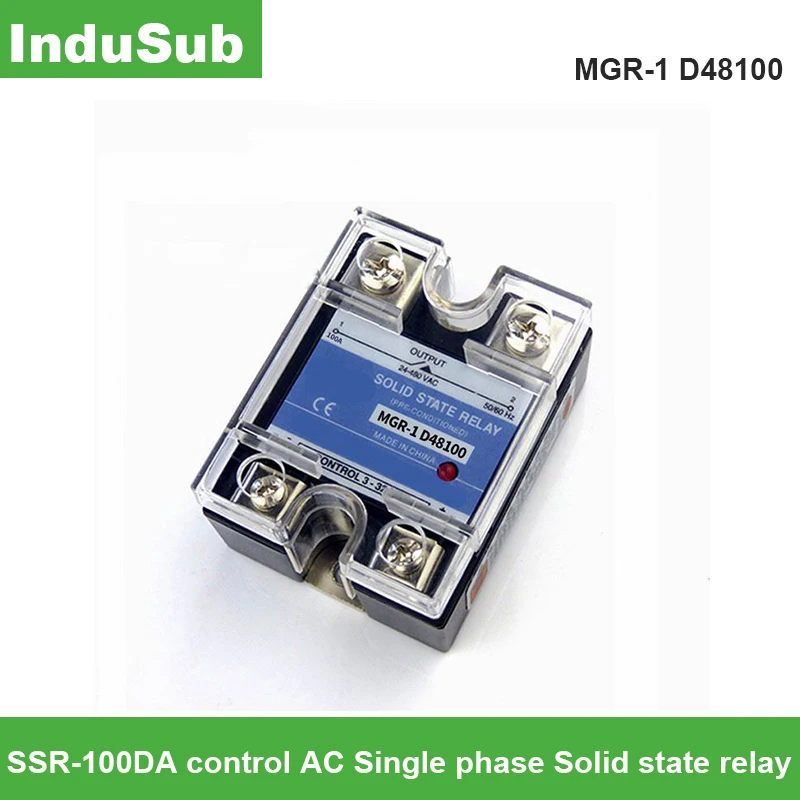 

Однофазное твердотельное реле с защитным покрытием, 24-380 В переменного тока