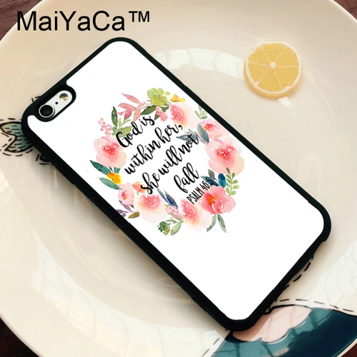 3510 Чехол из ТПУ MaiYaCa Bible Qutoes Verse Belief God Jesus для iPhone 11 Pro MAX X XR XS MAX 6 6s 7 8 Plus 5S - Цвет: 3510