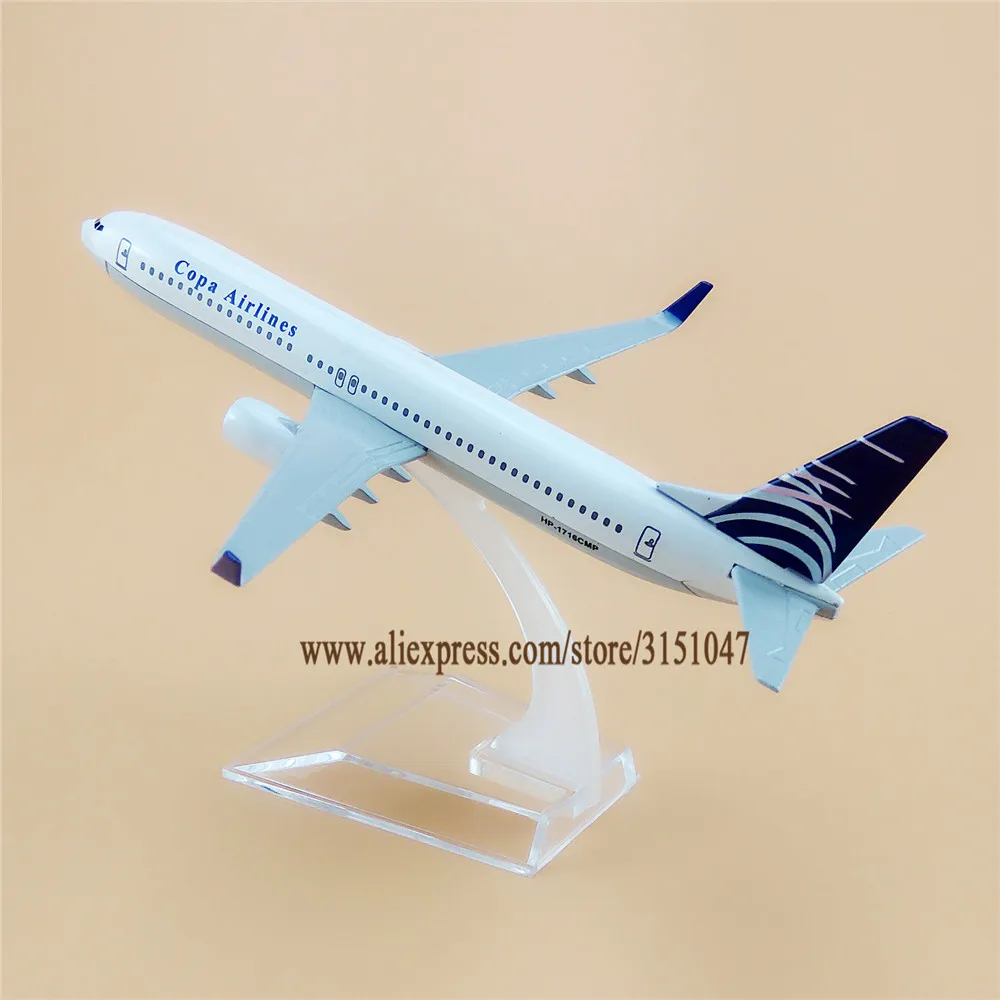 Модель самолета из металлического сплава авиакомпании Copa B737 модель Боинг 737 со