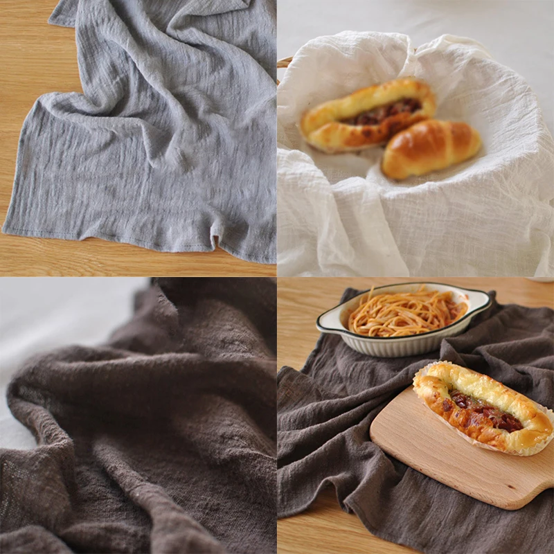 45*65 см однотонный коврик в японском стиле салфетки из хлопка и льна десертные