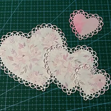 Nested lace heart frame metal Cutting Dies Scrapbooking craft Dies cuts thin paper art emboss card make stencil 10.7x10cm