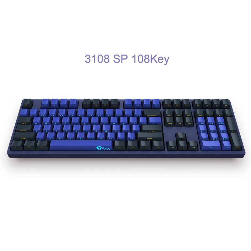 Игровая механическая клавиатура AKKO 3087/3108 SP Horizon Skyline 87/108 клавиша Cherry MX Switch 85% PBT TYPE-C USB креативная боковая буква - Цвет: 3108 SP 108 Key