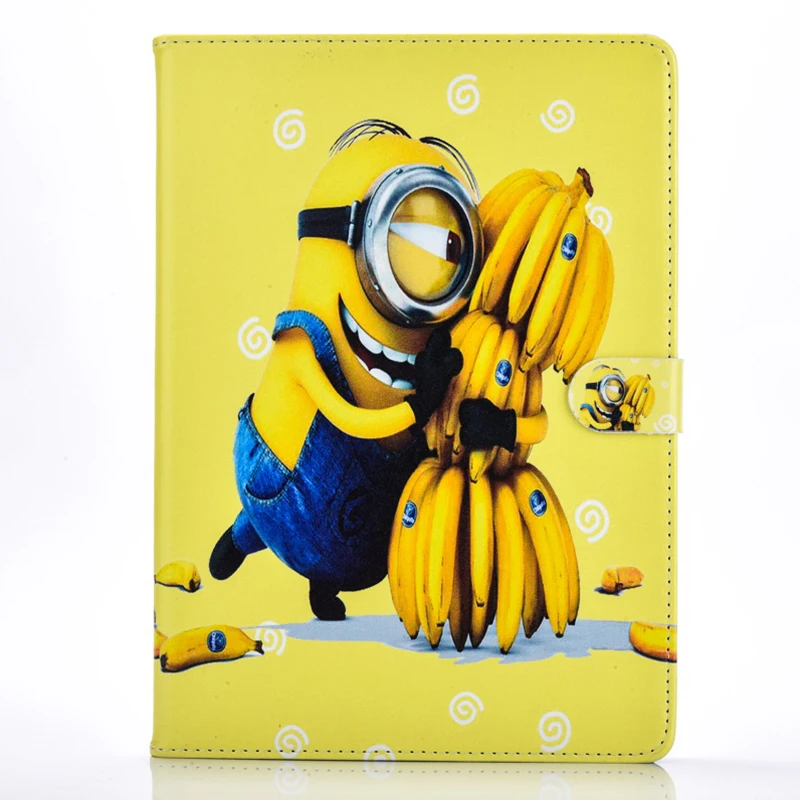Чехол для планшета, чехол для Apple ipad mini 4 ipad mini, чехол mini5 mini 3 mini1 mini2, чехол-подставка с изображением миньонов из искусственной кожи в подарок