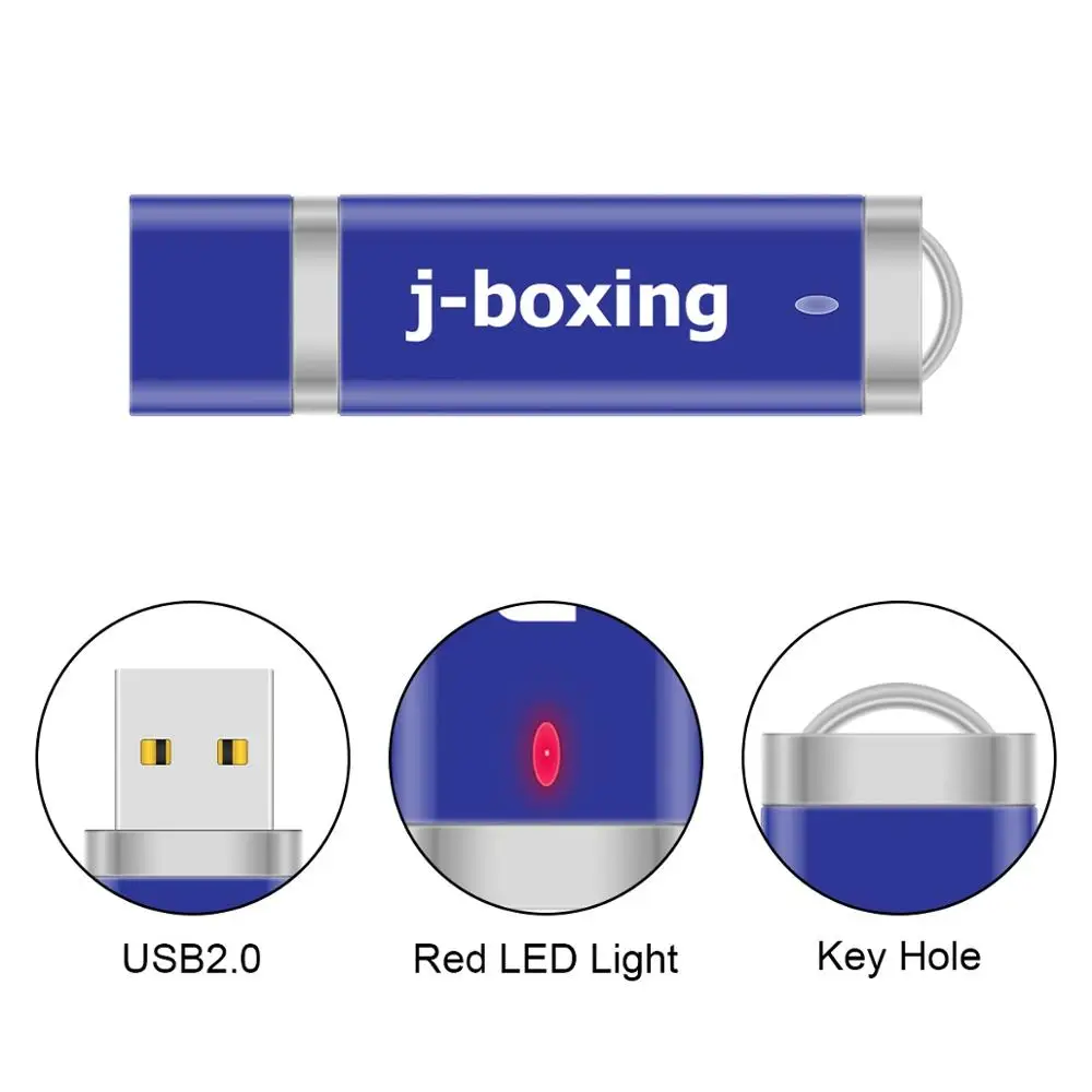 USB флеш накопитель J boxing металлический брелок память 32 ГБ 16 64 128 ГБ|USB