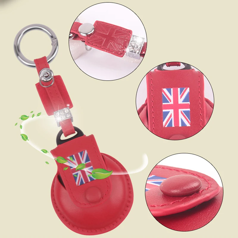 

Car Leather Key Bag Cover Case Protector Keychain For Mini Cooper One S JCW Clubman F54 F55 F56 F57 F60 Countryman Accessories