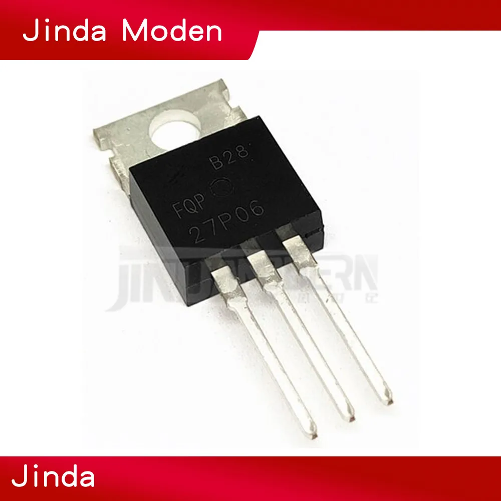 100 шт. FQP27P06 TO220 27P06 TO 220 60V 27A Новинка|Интегральные схемы| |