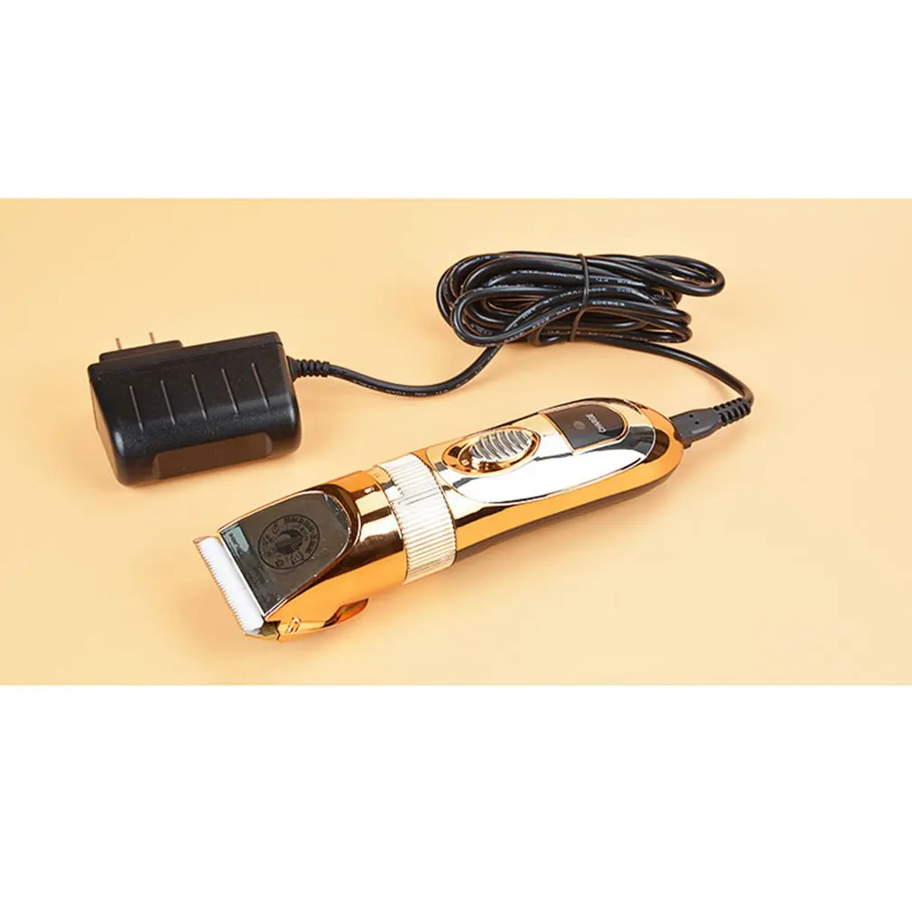 

Electrical Pet Hair Trimmer Rechargeable Pet Dog Cat Low-noise Hair Clipper Grooming Shaver Cut Machine Set US regulation