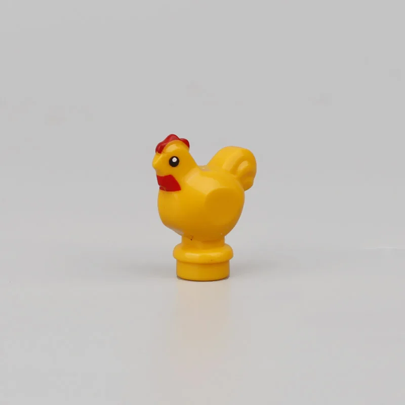 Строительные блоки для цыплят MOC животные ферма город аксессуары курица яйца