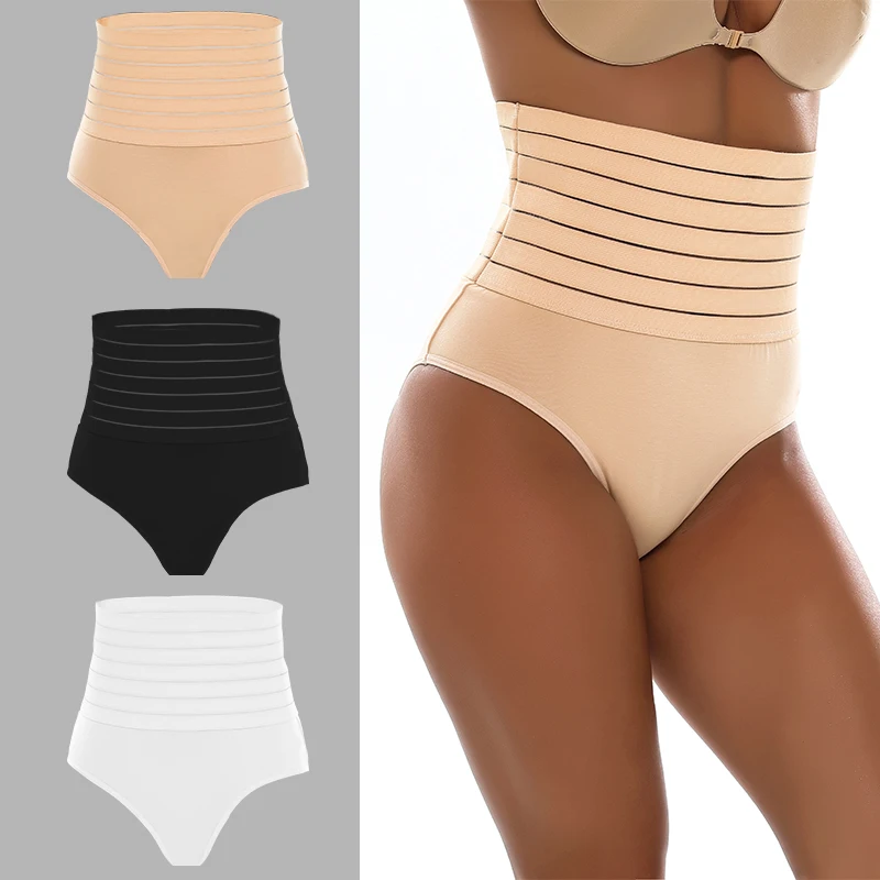 

Women Panties High Waist Cotton Seamless Underwear Hollow Breathable Abdomen Control Lingerie Ladies Briefs Female Underpants