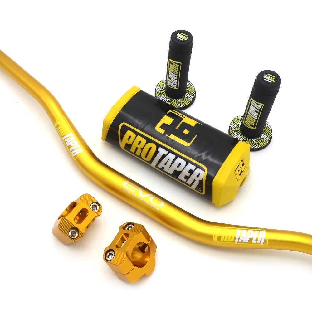 C Руль PRO Taper Pack Fat Bar 1-1/" Dirt Pit велосипед мотоцикл для мотокросса руль 810 мм Длина 28 мм PRO Алюминий - Цвет: C