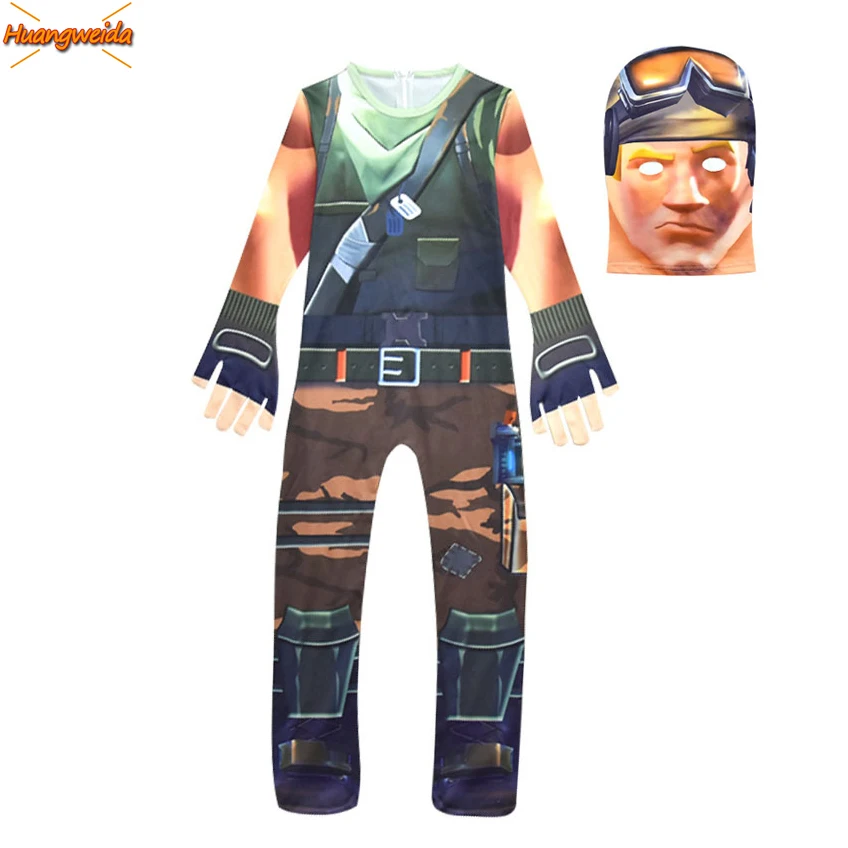 Детские костюмы из игры кожа костюм на Хэллоуин для детей комбинезон детская