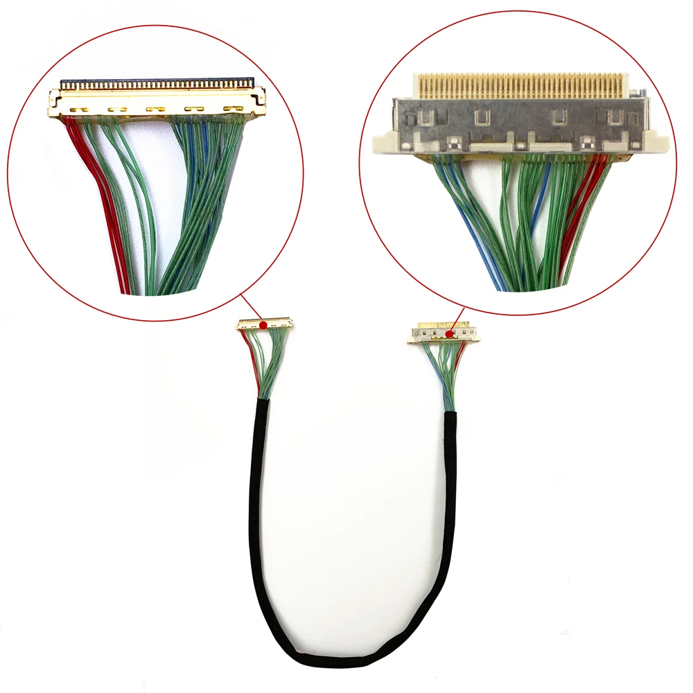 Поддержка LVDS кабель для ЖК панели материнской платы DN2800MT Mini ITX 40 контактного