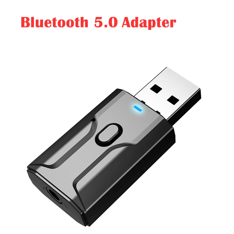 

USB Blue tooth5.0 Dongle Adapter For PC Computer Speaker Wireless Mouse Music Audio Receiver Transmitter Audio Adapter