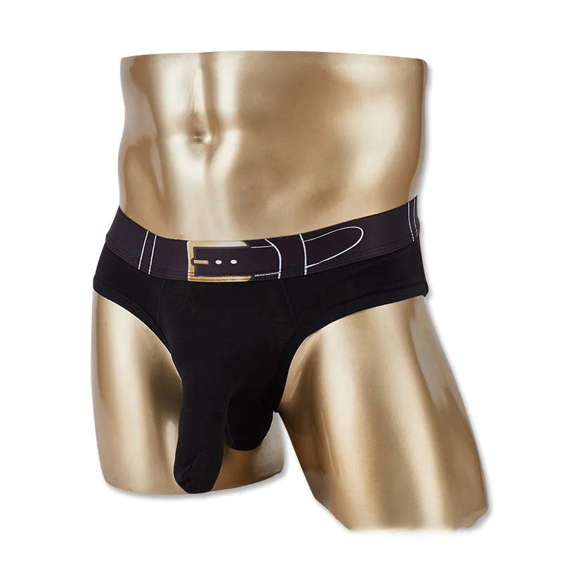 Сексуальное бесшовное нижнее белье мужские трусы U выпуклая Сумочка