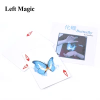 butterfly the card card magic tricks close up street magic accessories stage party magic props fun gimmick mentalism