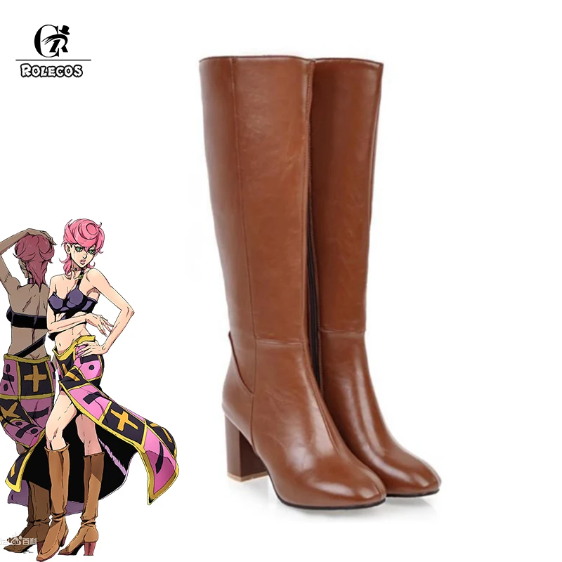 Обувь ROLECOS для косплея аниме невероятные приключения Джоджо обувь Trish Una