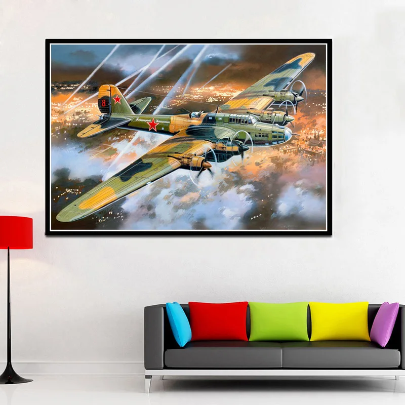 

5D DIY Plane Diamond Painting Cross Stitch Full Square Round Drill Embroidery Colorful Handmade Home Room Wall Decor Craft