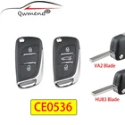 Корпус ключа для Peugeot для Citroen PICASSO C2 C3 C4 C5 C6 C8, откидной Чехол для ключа CE0536, 23 но, 307, 308, 407, 408, 3008, VA2HU83