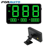 odometer big fonts led display car styling altitude display projector c60sc80 car head up display car gps speedometer kmh mph