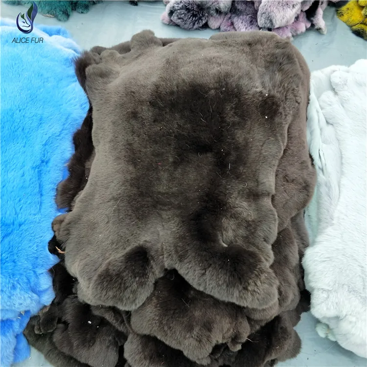 Фабричная Оптовая поставка натуральная кожа кролика Рекс цвет под заказ | Дом и